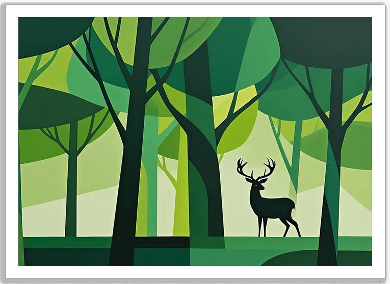 森に住む鹿の精霊