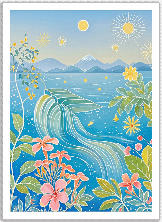 海と空の幻想風景