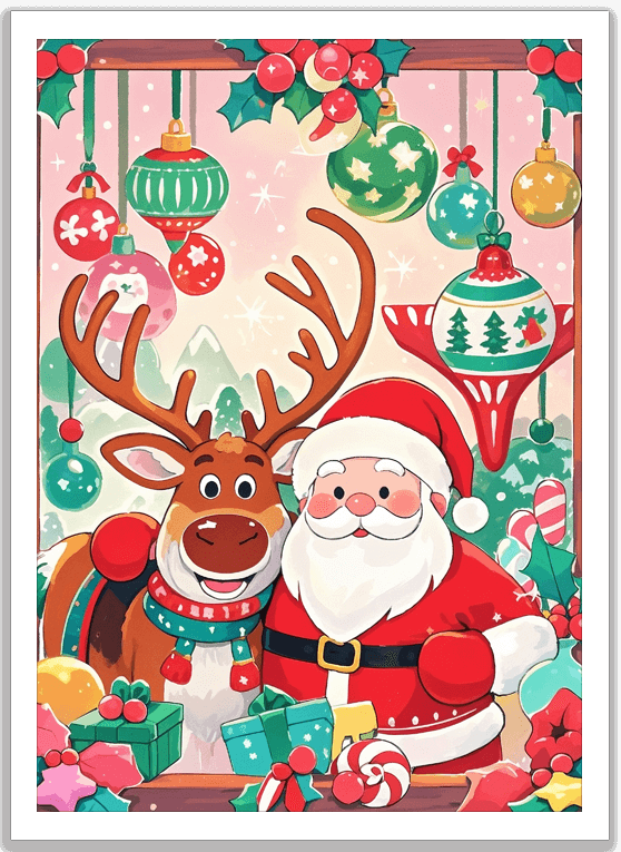 華やぐ工房のサンタ時間