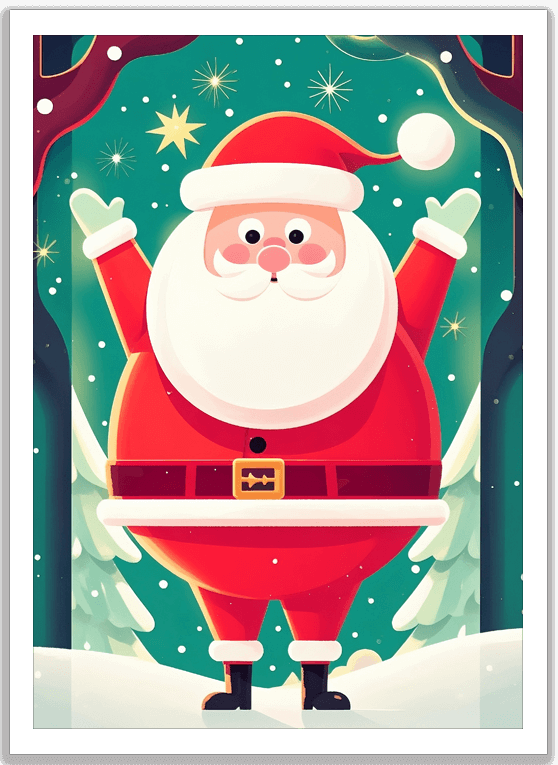 星降る夜のサンタスマイル