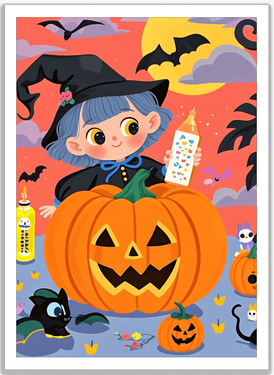 魔女見習いのかぼちゃ夜祭