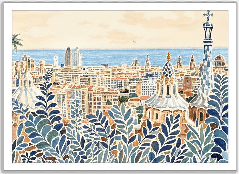 バルセロナ街並み