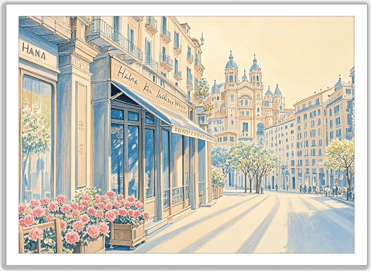 午後の柔らかい日差し