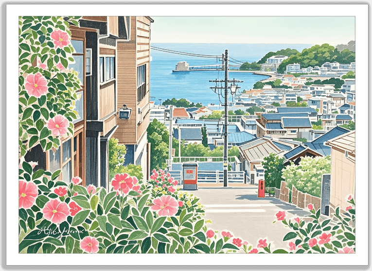 港町の空気と潮風