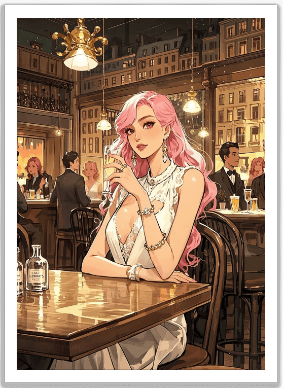 ピンクヘアのミューズ