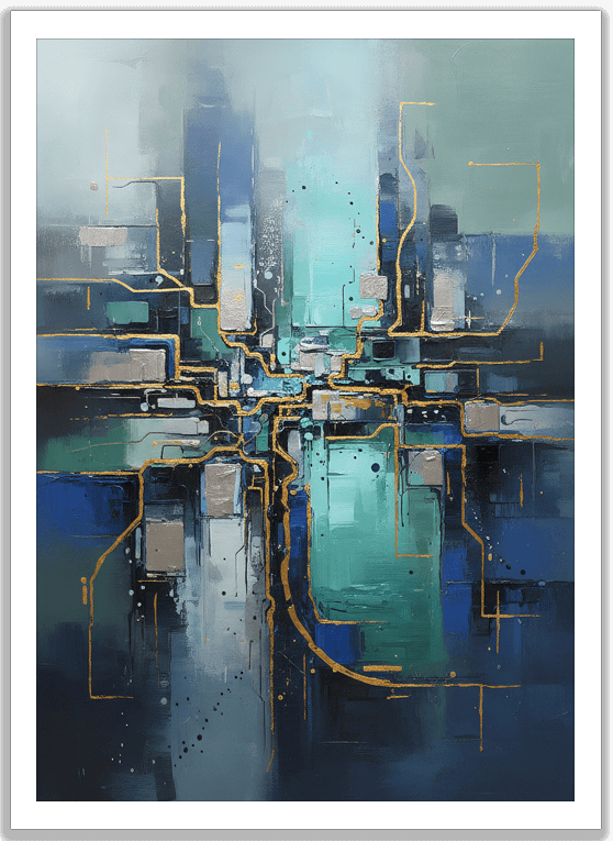 静寂と構造の交差