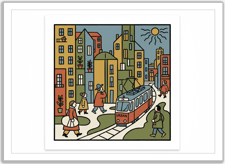 アーバントラムの街