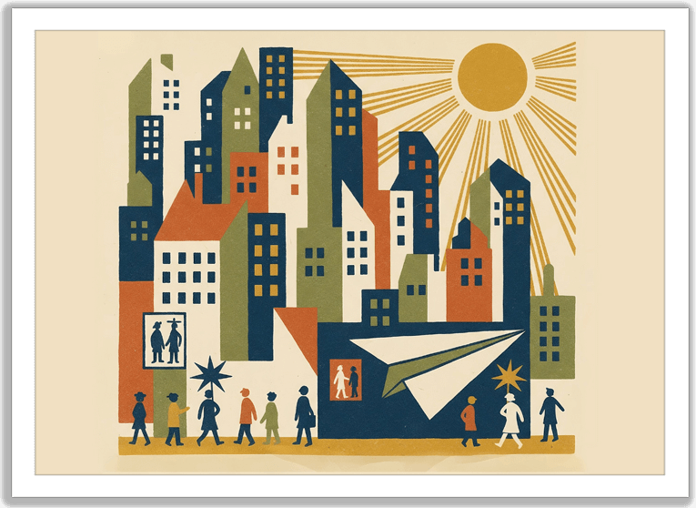 都市と太陽の恵み