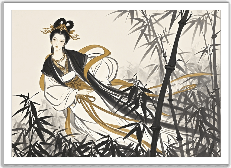 古典的な東洋水墨画