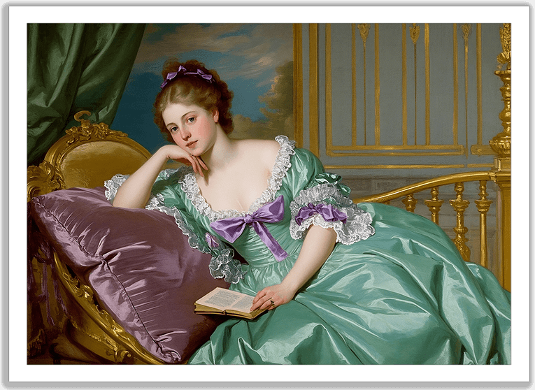 ロココ風貴婦人の肖像