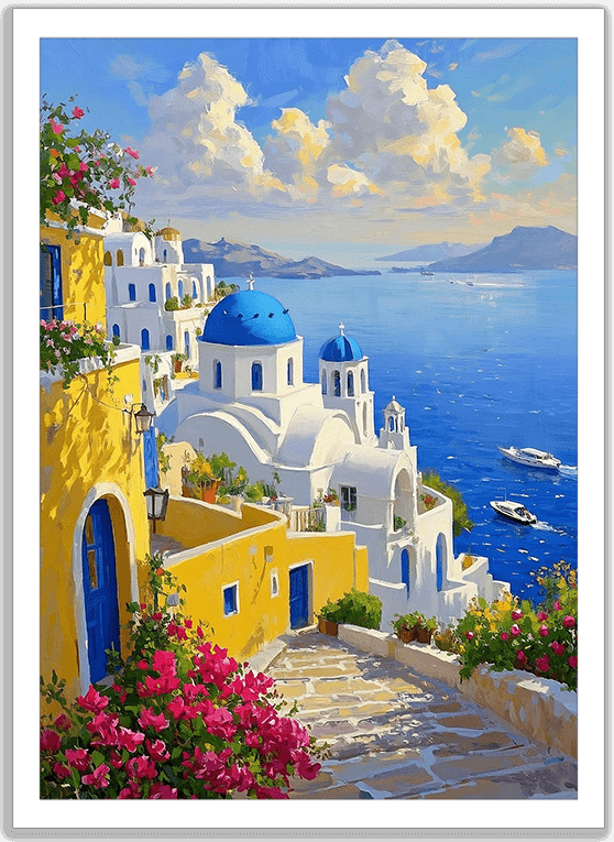 サントリーニ島の海辺