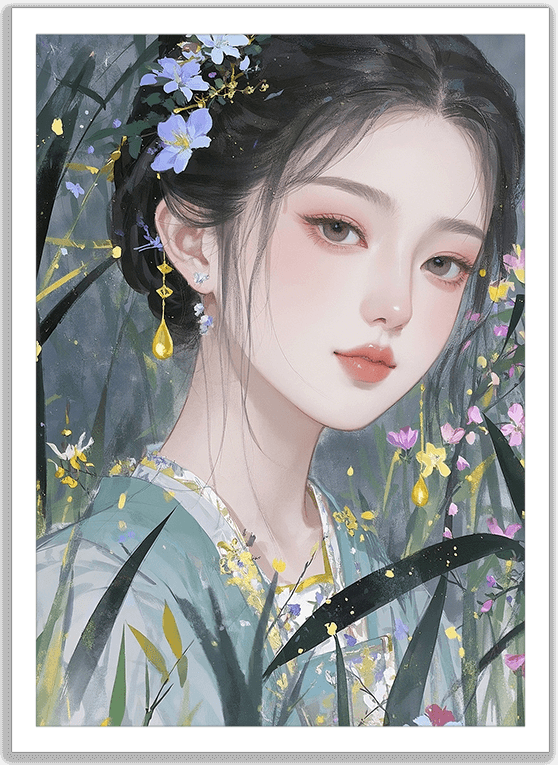 繊細で優美な筆致