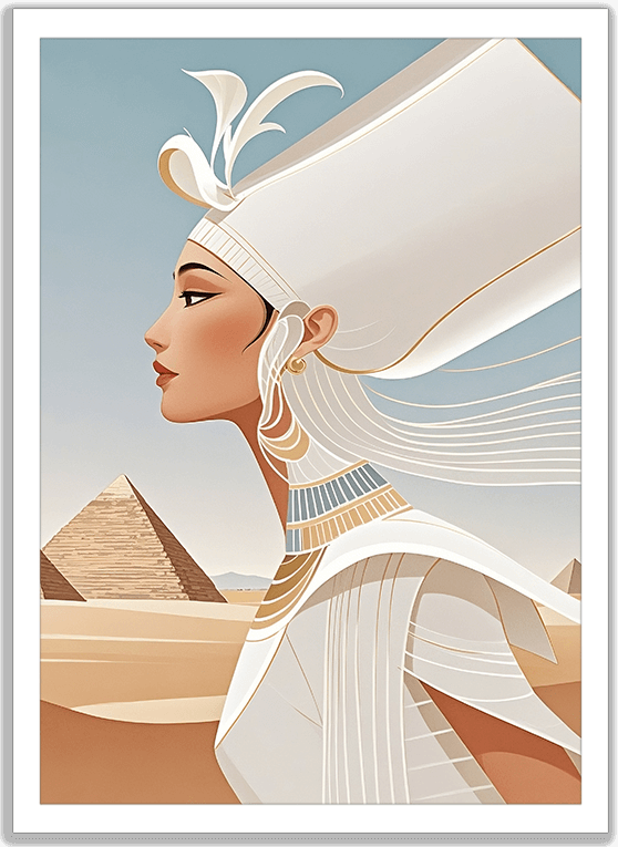 ピラミッドと王妃