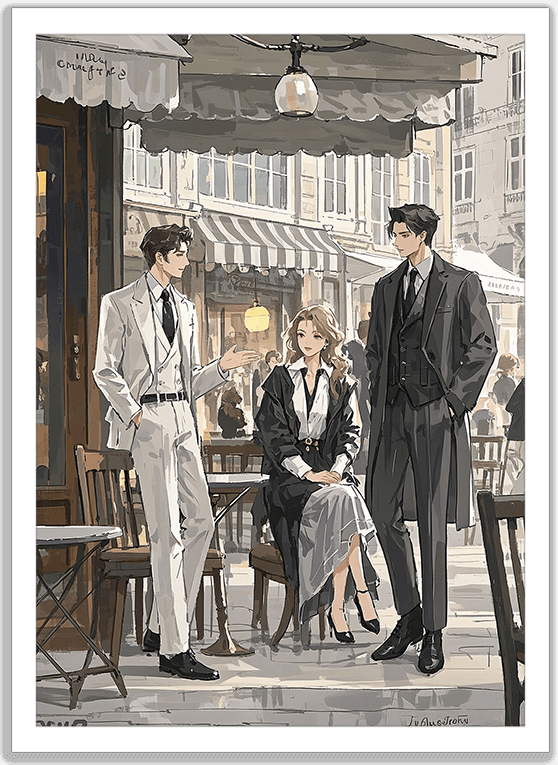 都会的カフェシーン