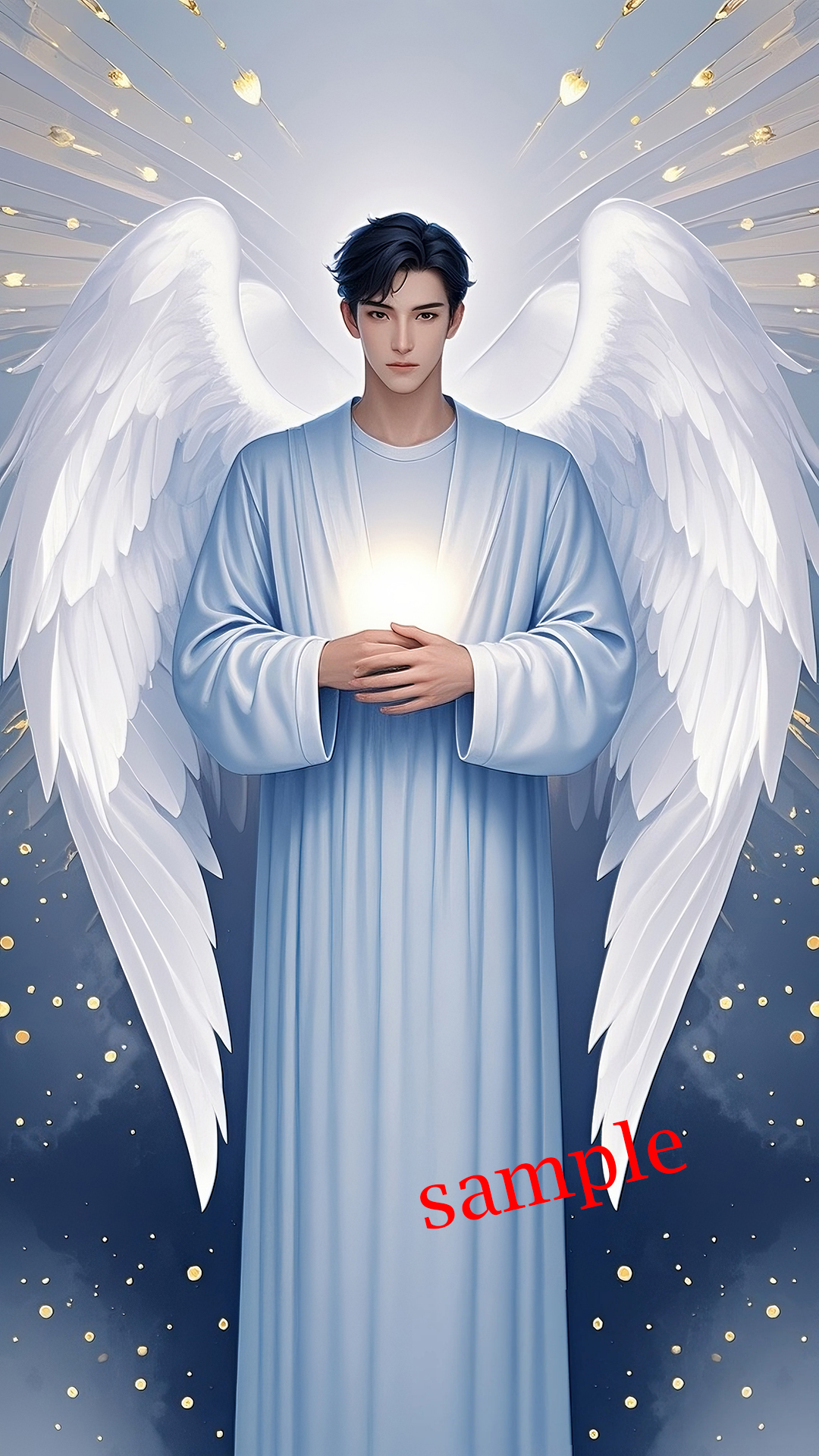 心を照らす男性天使