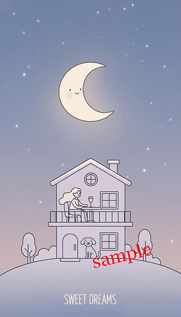 月夜のメルヘンハウス