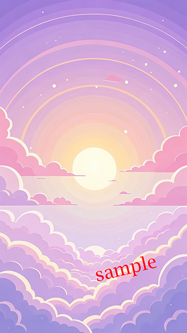 光に包まれる雲